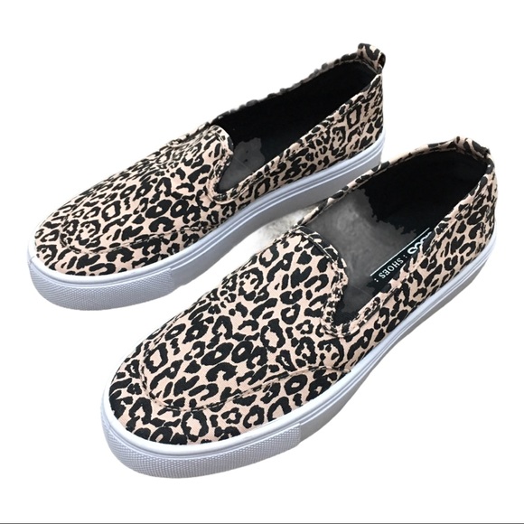 ASOS Shoes - ASOS Leopard Print Dexter Slip On Sneakers US 7